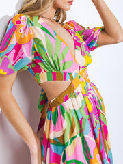 Gabriella Woven Maxi Dress