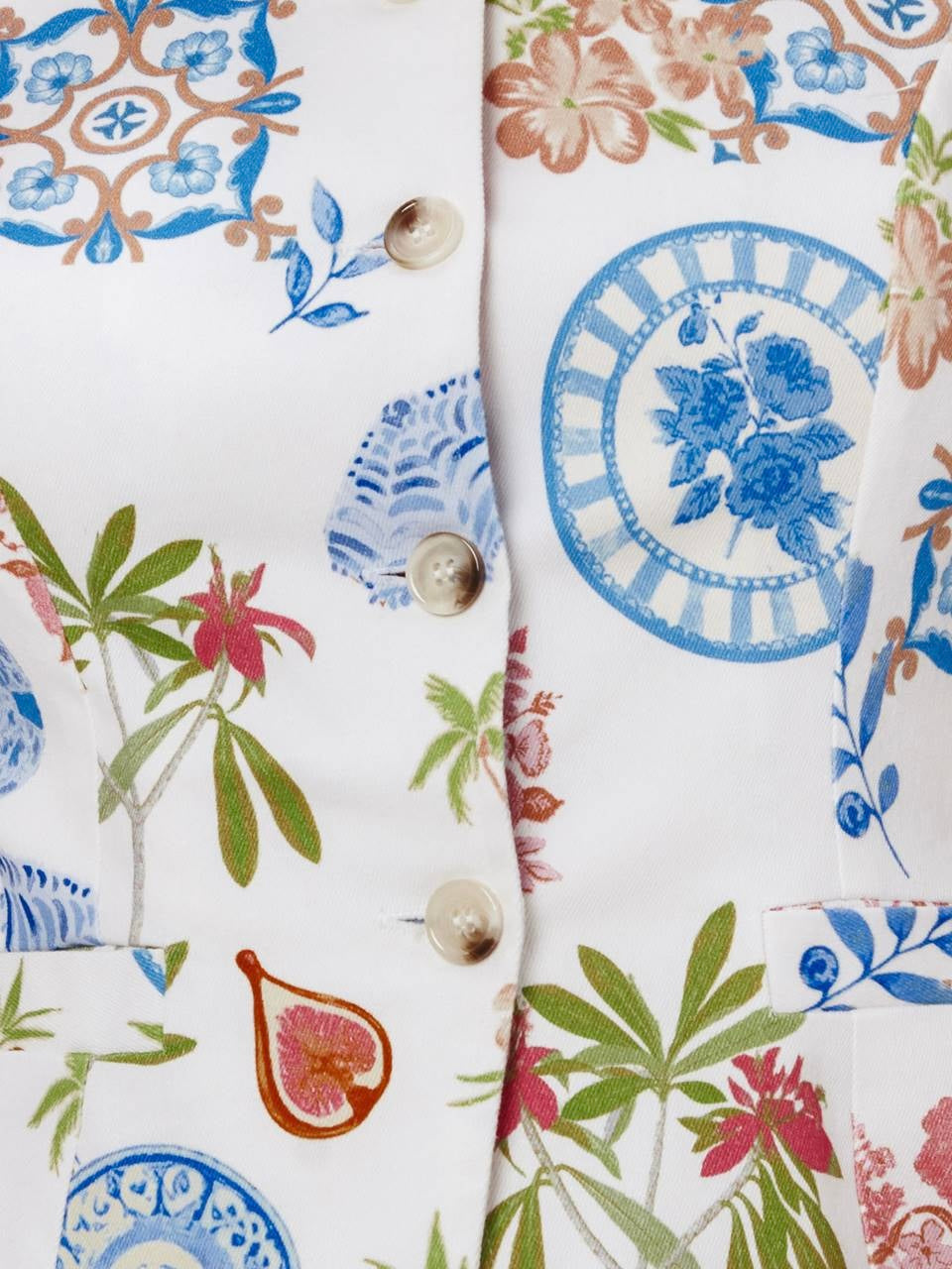 Dalia Woven Printed Vest