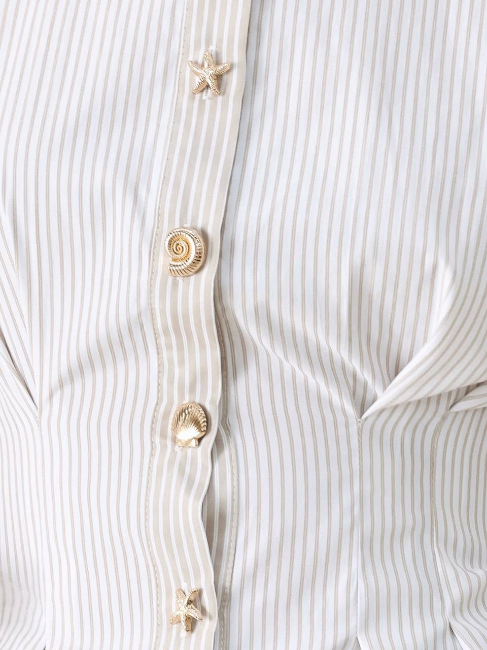 Carmen Striped Woven Top