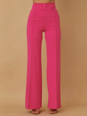 Fuschia Buckle With Button Bottoms