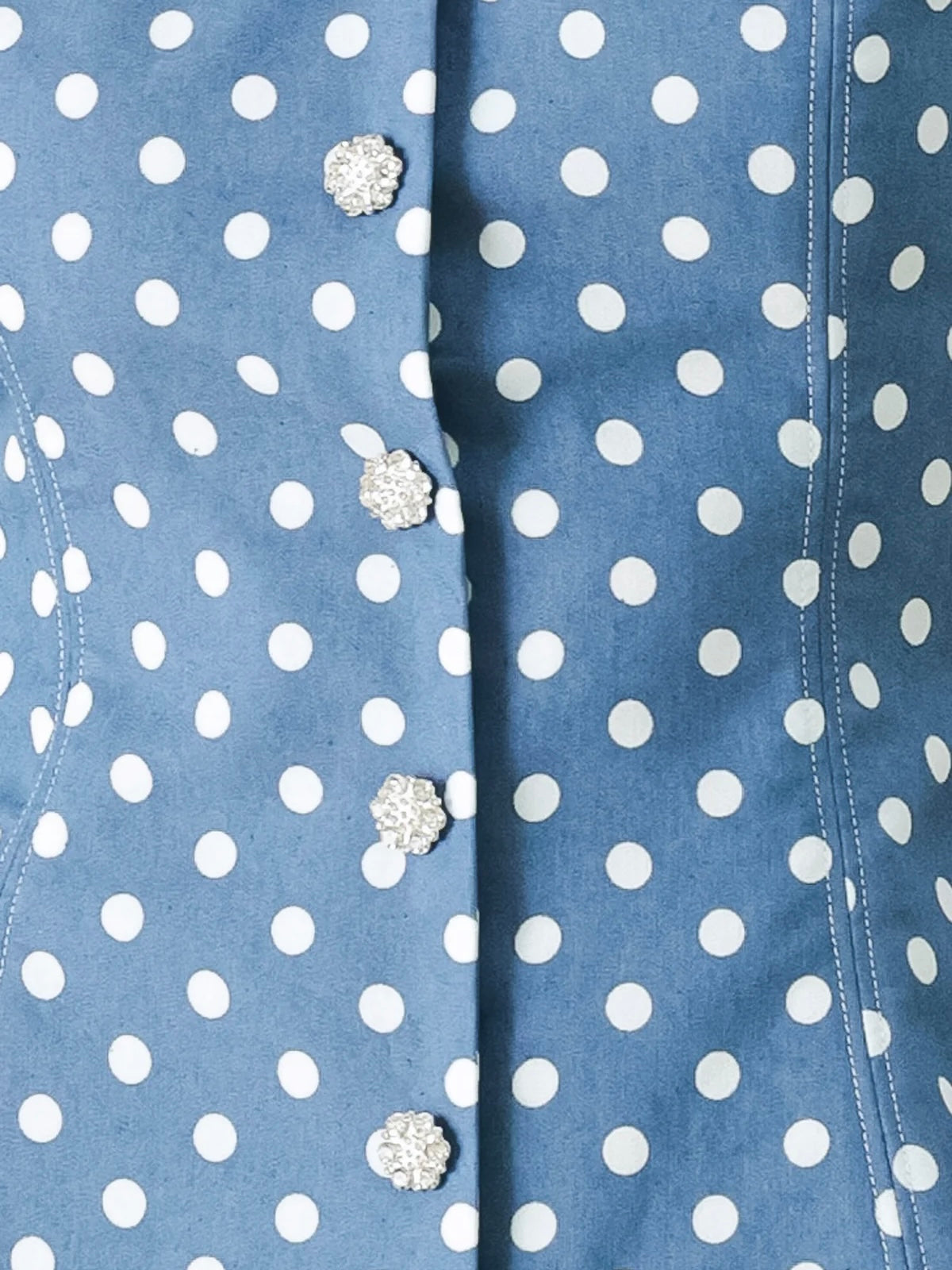Solenne Woven Polka Dot Top