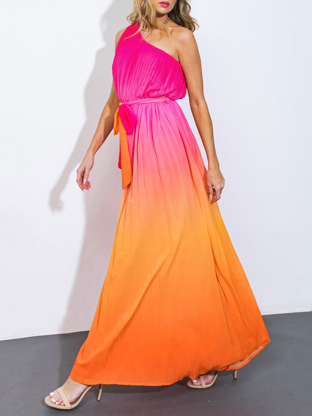 Norely One Shoulder Maxi Dress