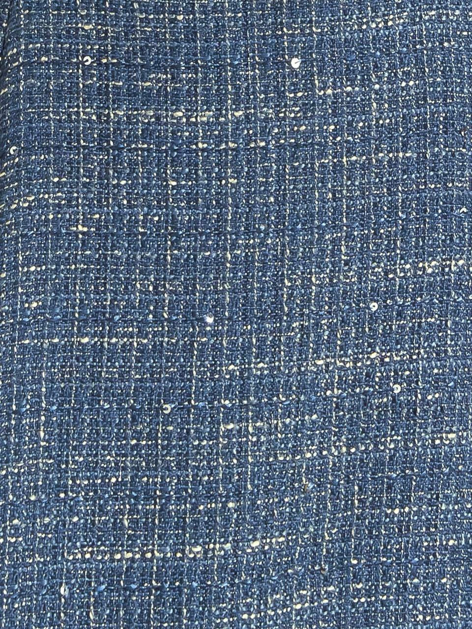 Zoe Woven Tweed Midi Dress