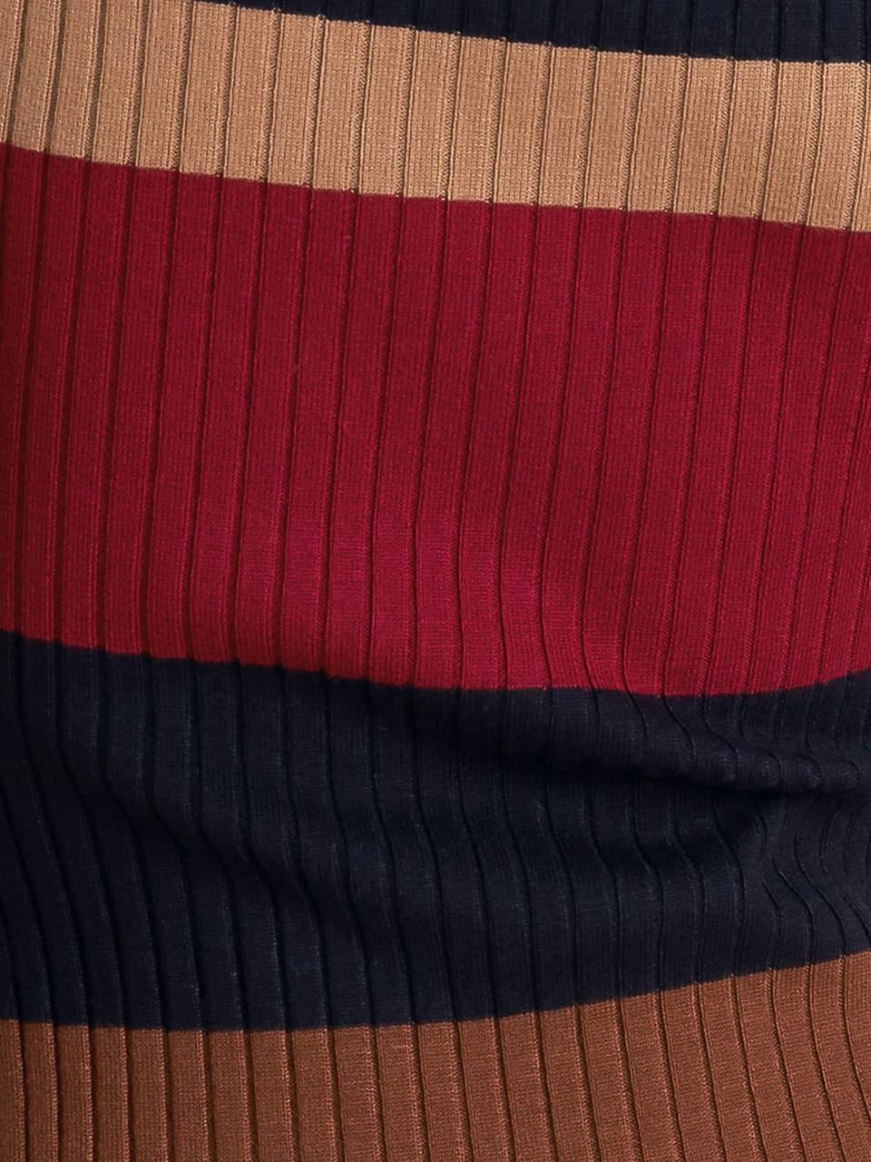 Johanna Ribbed Color Blocked Dress