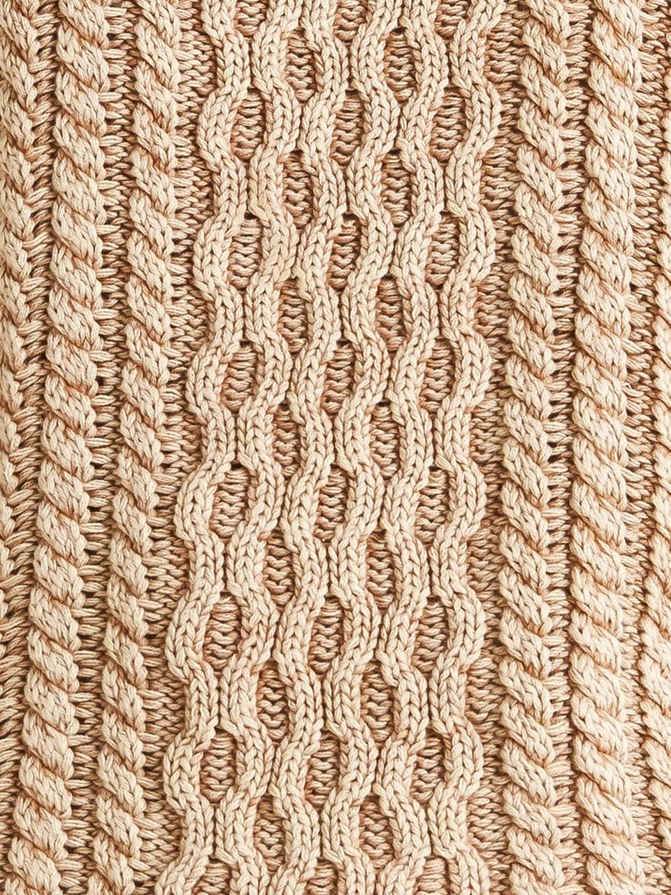 Yara Sweater Knit Camel Top