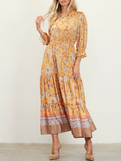 Monica Woven Maxi Dress