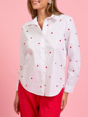 Any Heart Embroidered Poplin Shirt FS