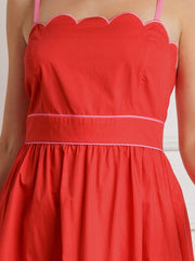 Eloise Woven Midi Dress