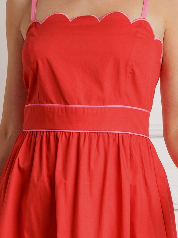 Eloise Woven Midi Dress