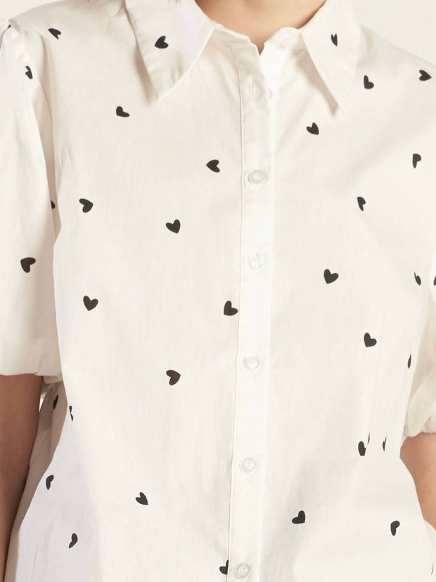 Emma Hearts Woven Top