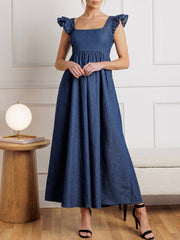 Cassandra Chambray Midi Dress