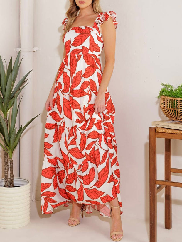 Karina Woven Maxi Dress