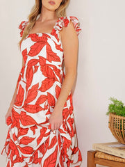 Karina Woven Maxi Dress