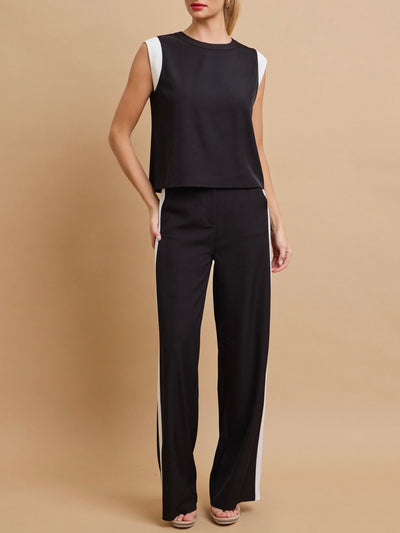 Roxana 2 Piece Black Set