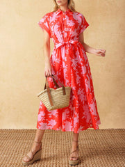 Vicky Woven Midi Dress
