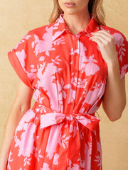 Vicky Woven Midi Dress