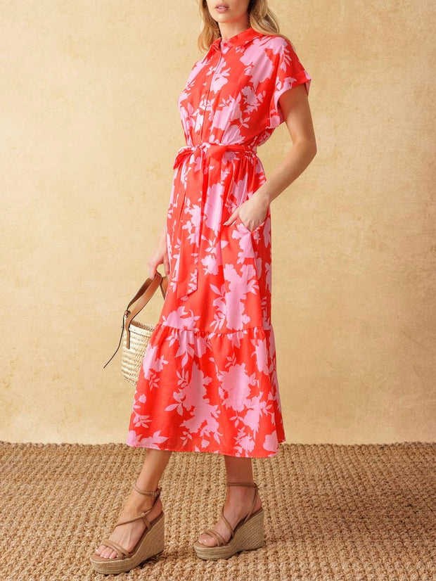 Vicky Woven Midi Dress