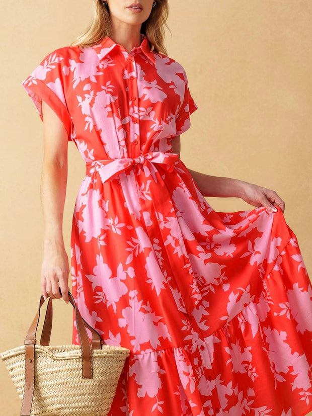 Vicky Woven Midi Dress