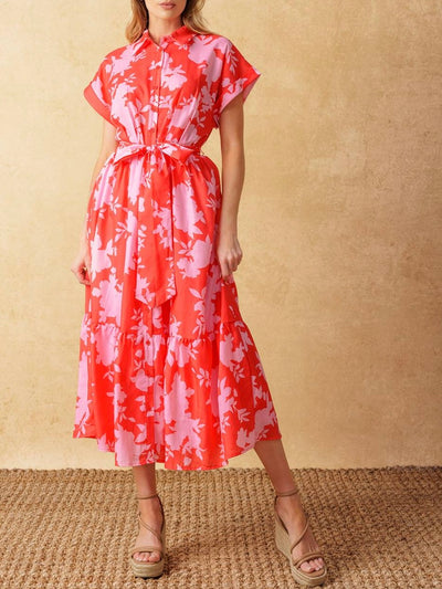 Vicky Woven Midi Dress