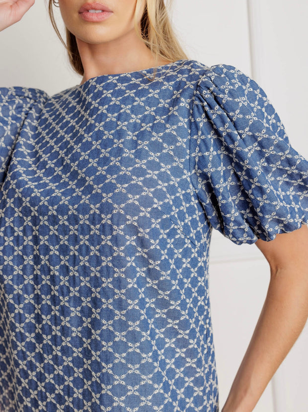 Julia Textured Woven Top