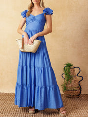 Gabriella Woven Maxi Dress