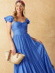 Gabriella Woven Maxi Dress