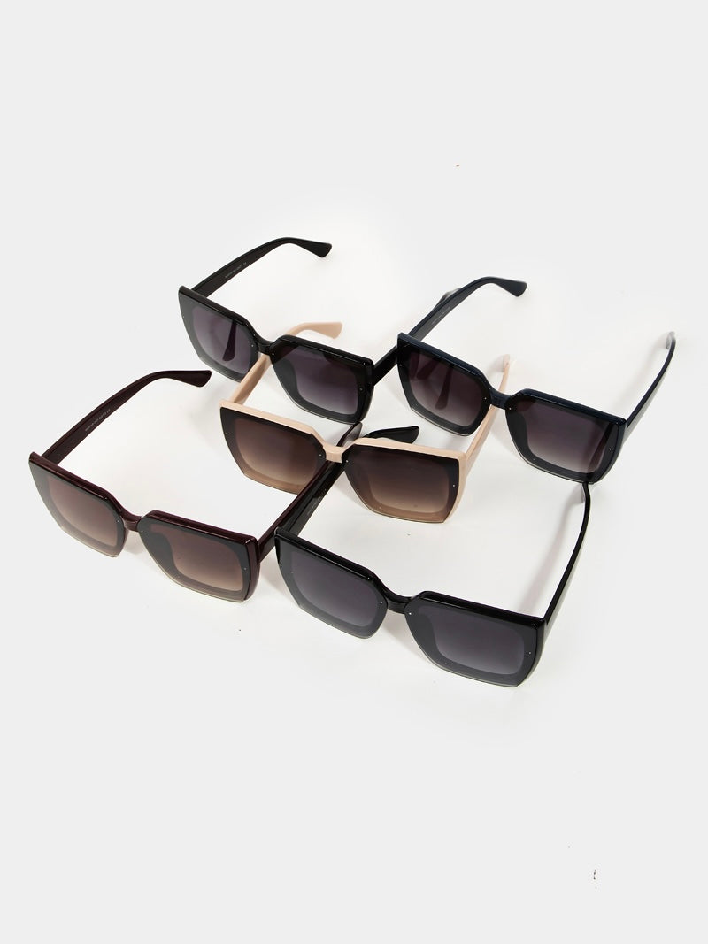 Oversized Frame Square Sunglasses