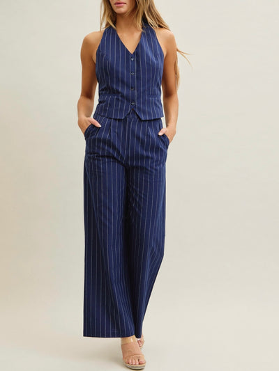 Jimena 2 Piece Navy Set