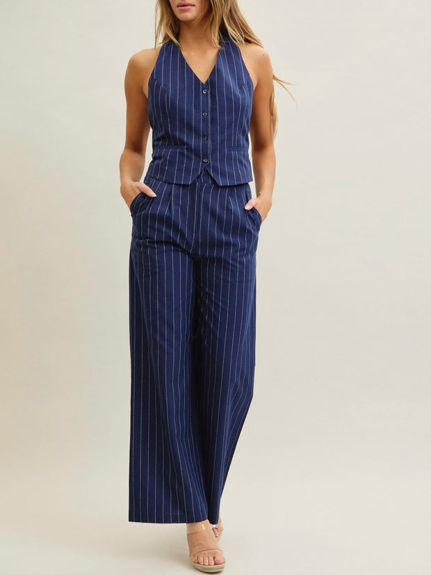 Jimena 2 Piece Navy Set