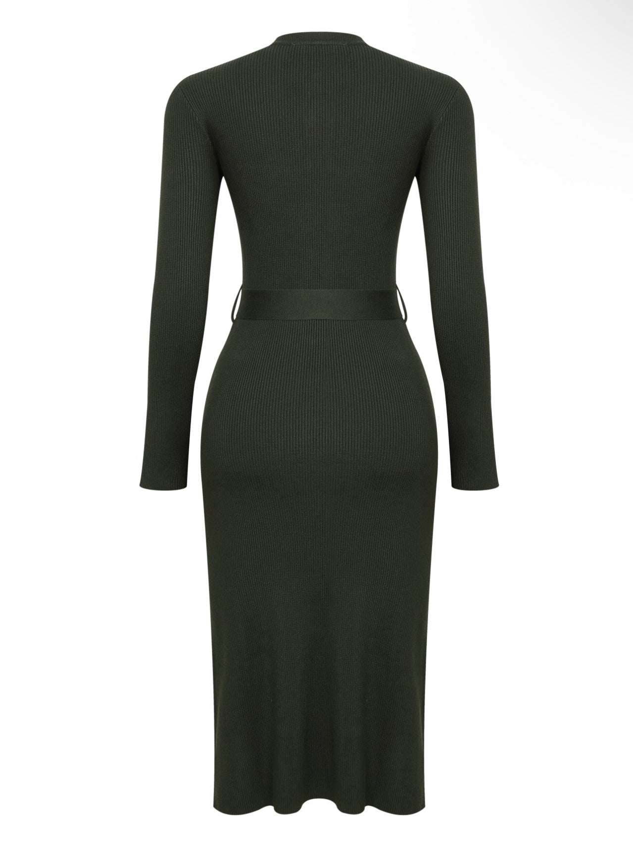 Loren Knit Midi Slate Grey Dress
