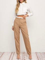Monica Crop Shirt  & Pants Set