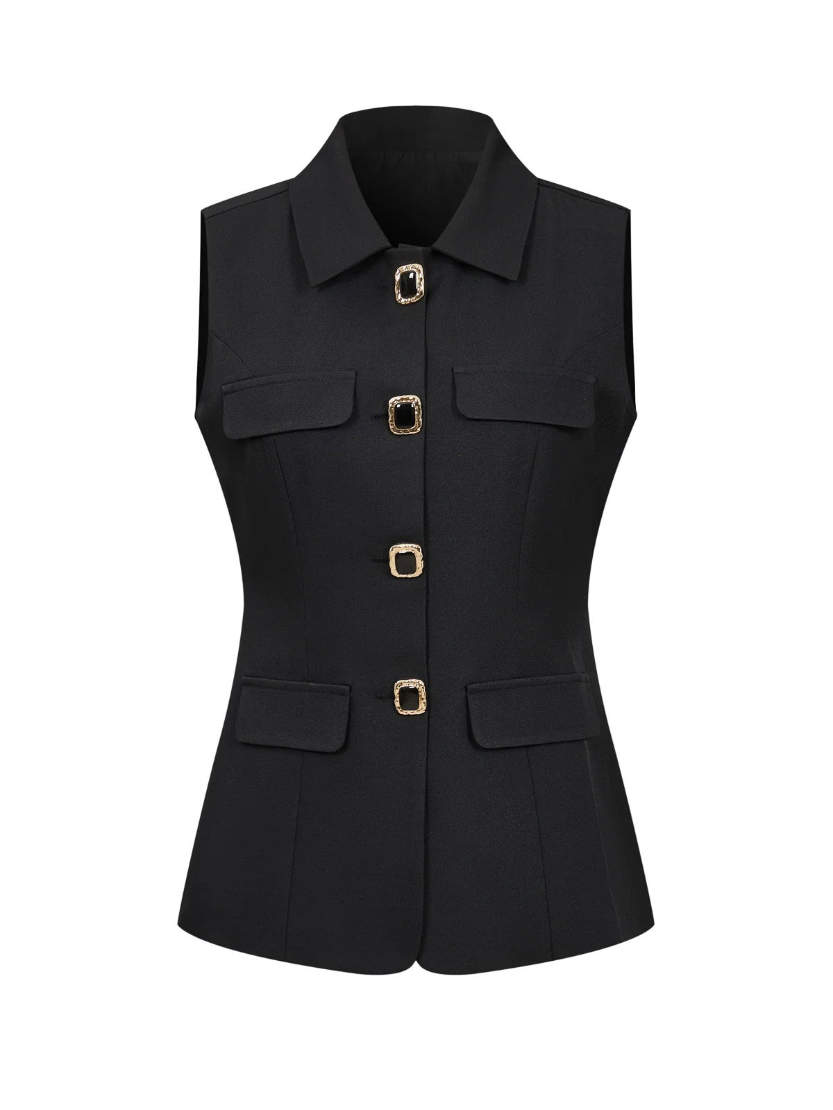 Joanna Woven Tailored Vest