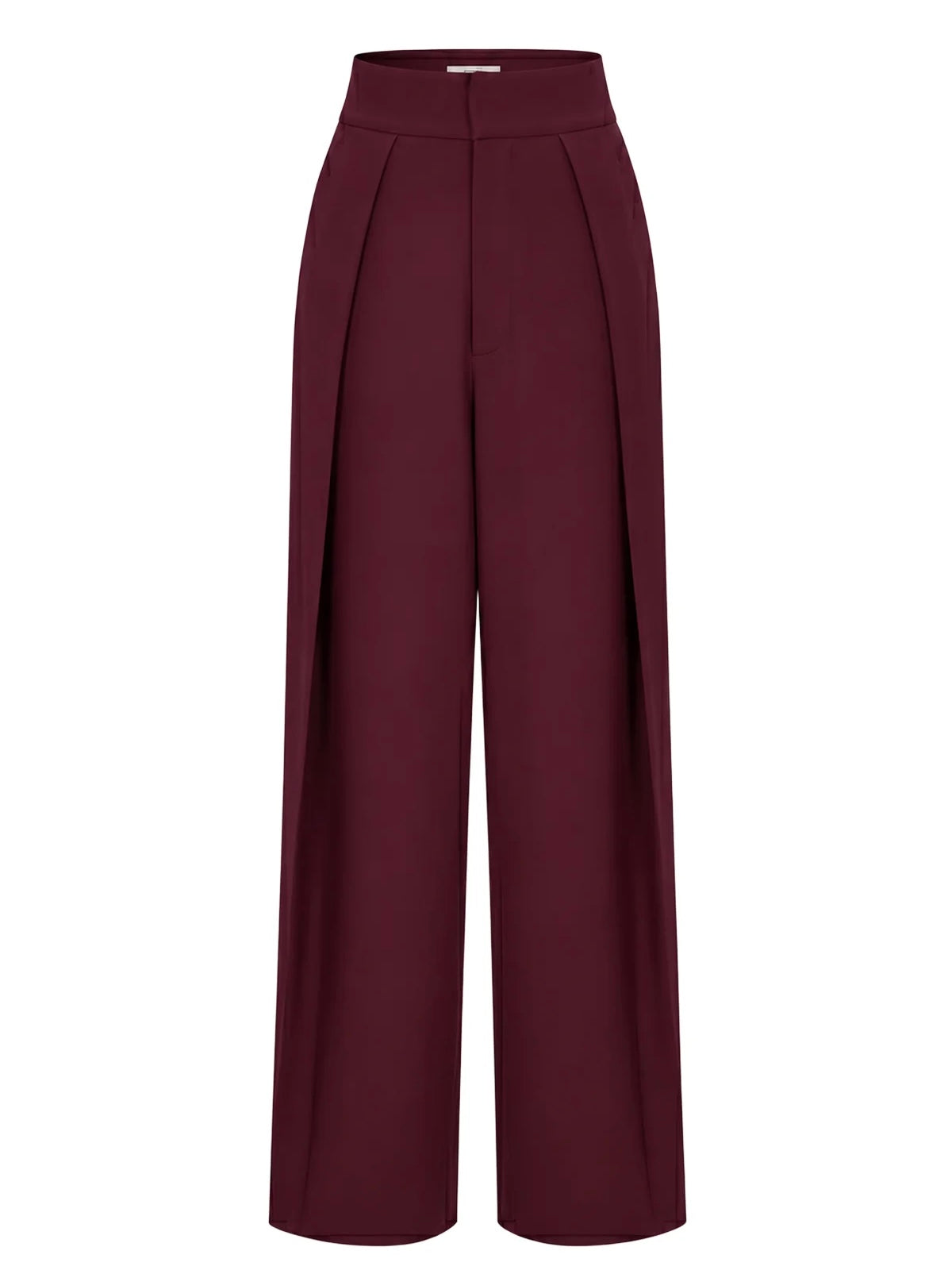 Nidia Woven Burgundy Pants