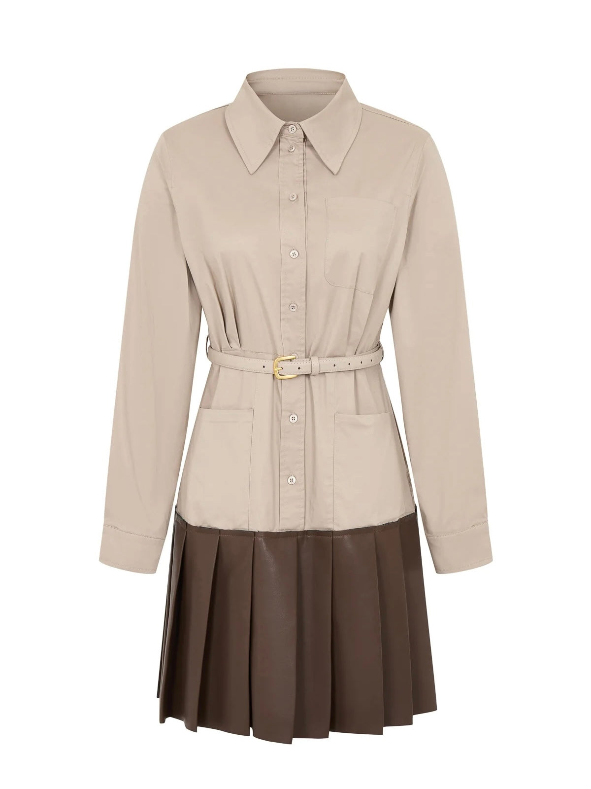 Stephanie Woven Shirt Midi Dress