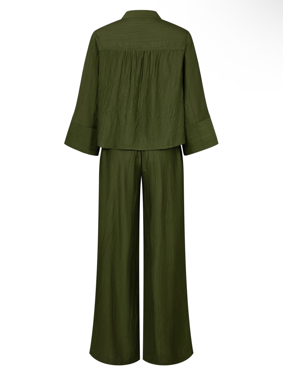Elsie Top and Pants Olive Set