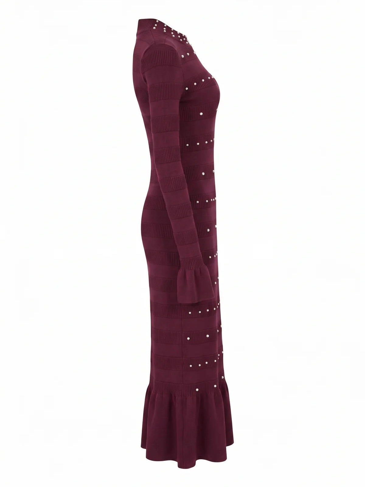 Carlotta Studded Knit Midi Dress