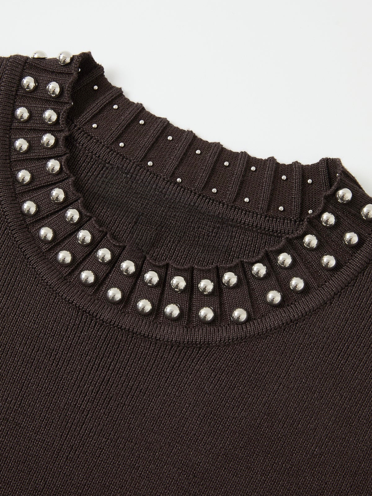 Elowen Studded Knit Midi Dress