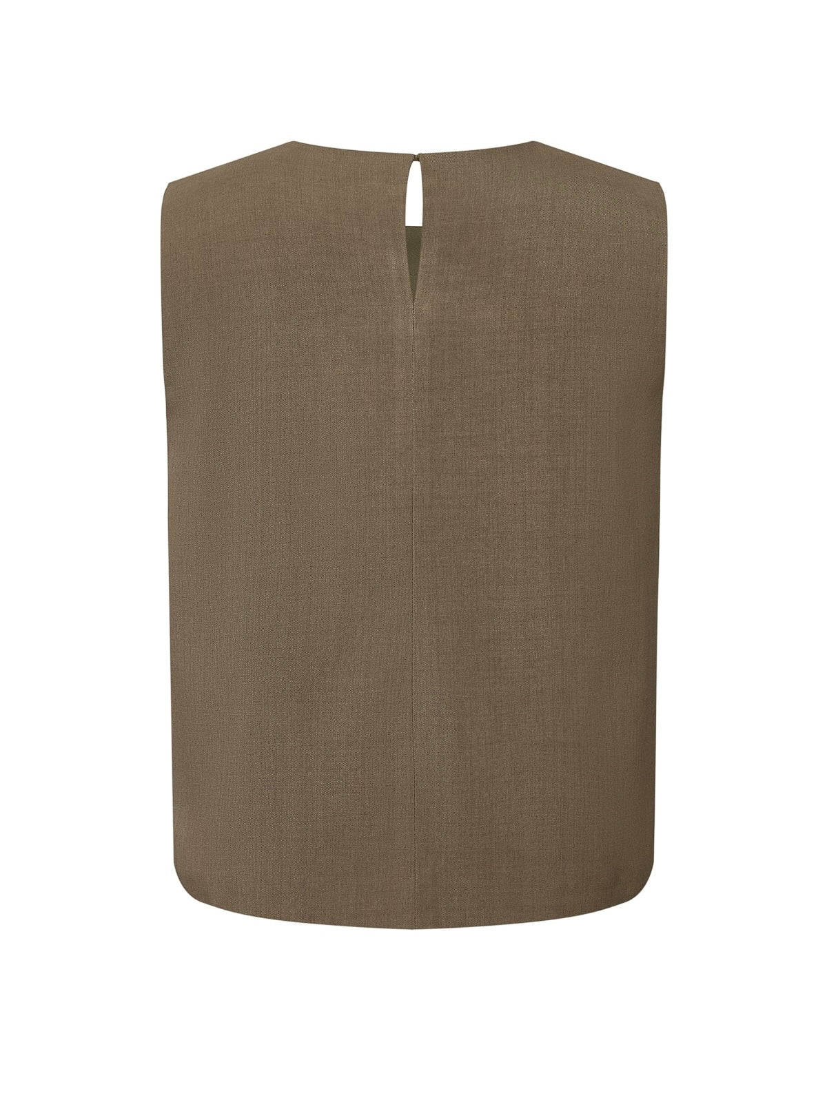 Vianne Asymmetrical Brown Top