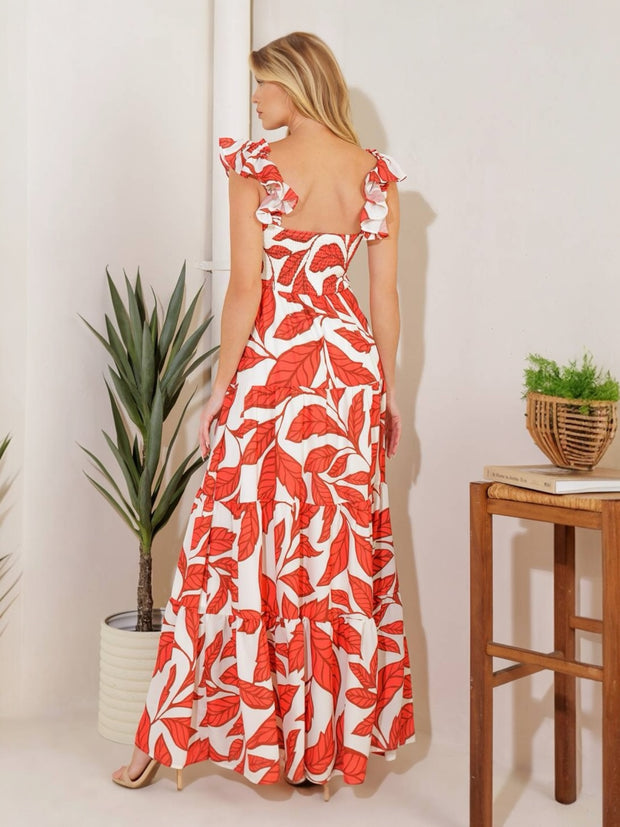 Karina Woven Maxi Dress