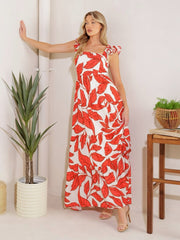 Karina Woven Maxi Dress