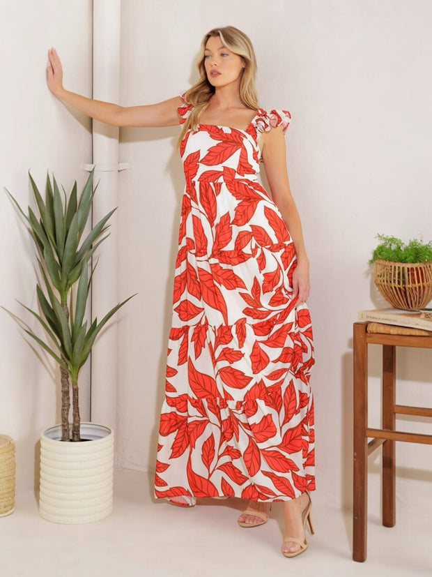 Karina Woven Maxi Dress