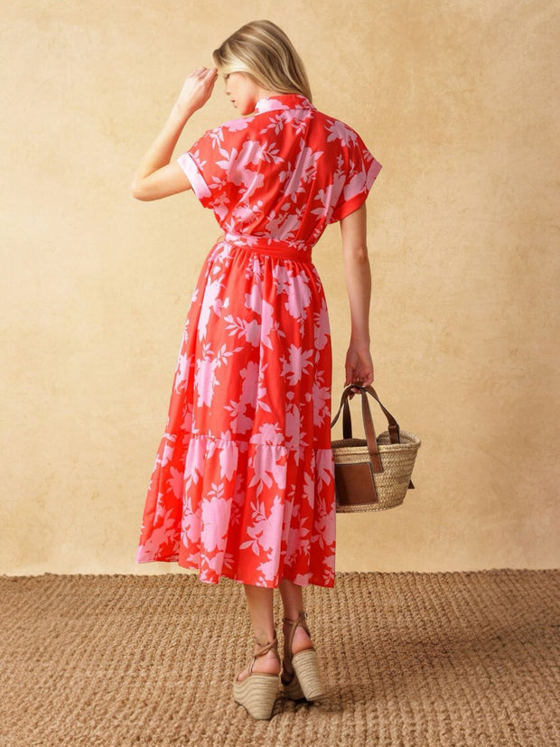 Vicky Woven Midi Dress