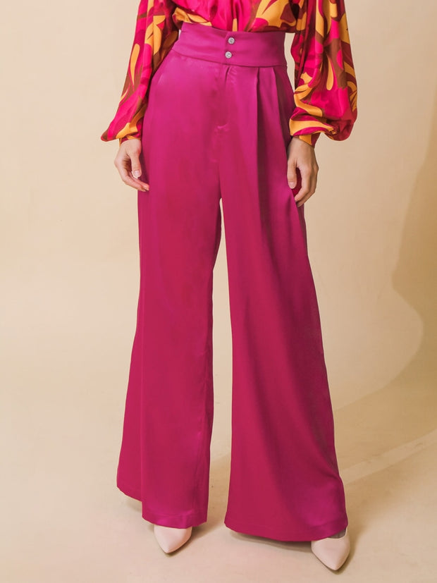 Aria Satin Wide Bottoms FS
