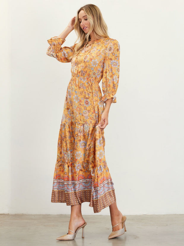 Monica Woven Maxi Dress