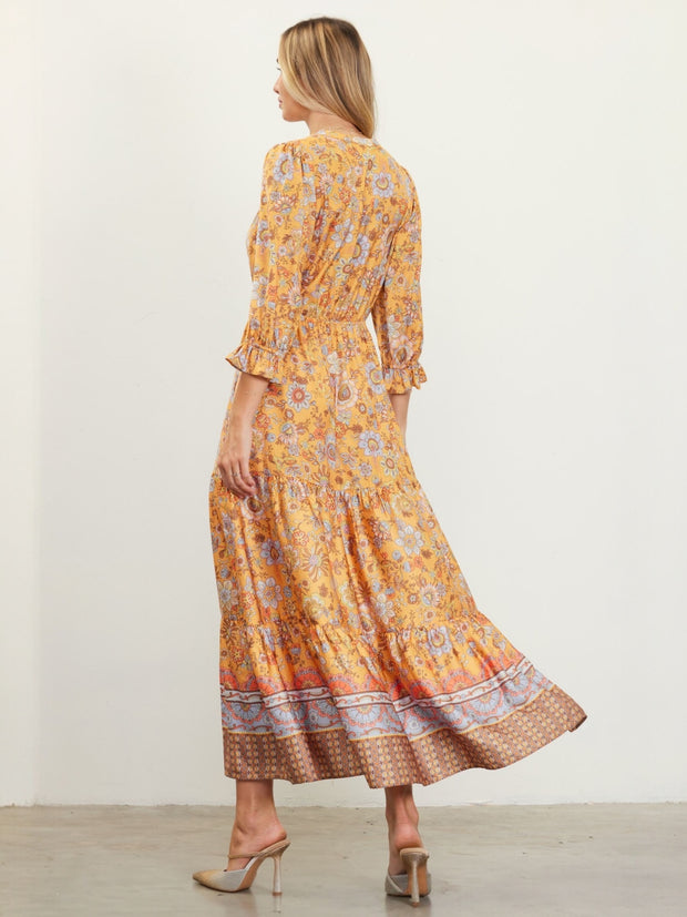 Monica Woven Maxi Dress