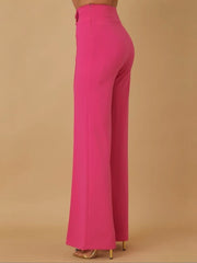 Fuschia Buckle With Button Bottoms