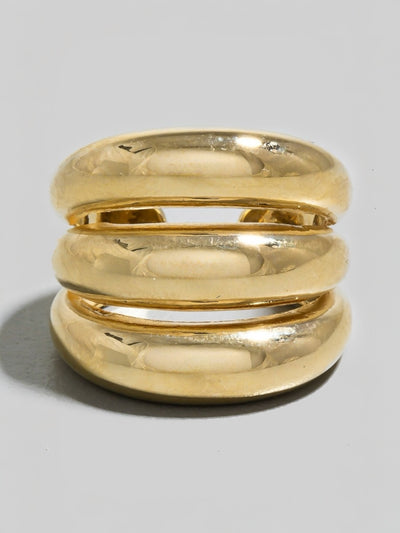 Triple Layered Open Band Ring