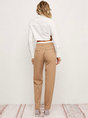 Monica Crop Shirt  & Pants Set
