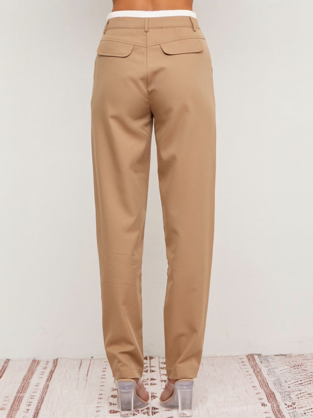 Monica Crop Shirt  & Pants Set