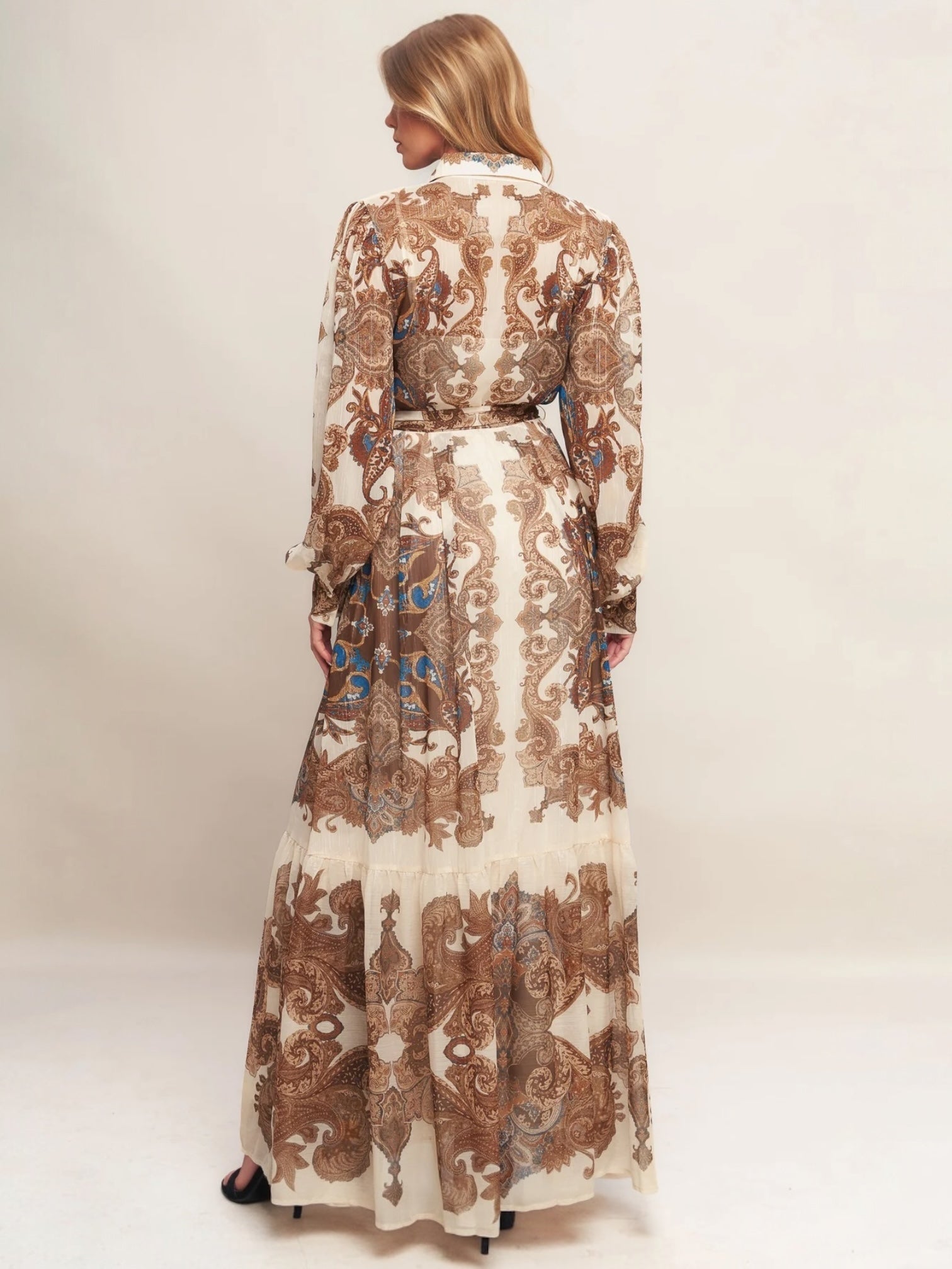 Rossana Woven Maxi Dress